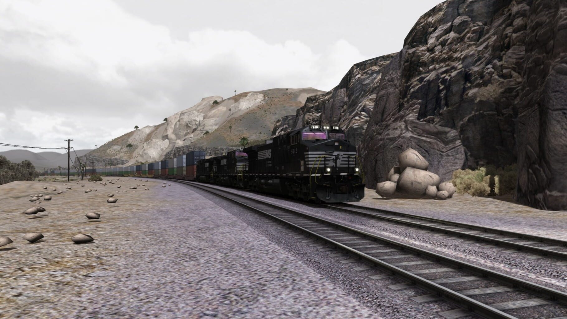 Captura de pantalla - Train Simulator 2021: BNSF Dash 9 Loco