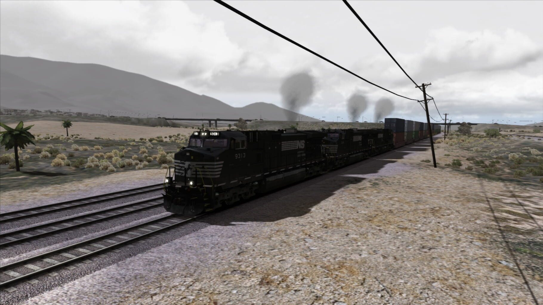 Captura de pantalla - Train Simulator 2021: BNSF Dash 9 Loco