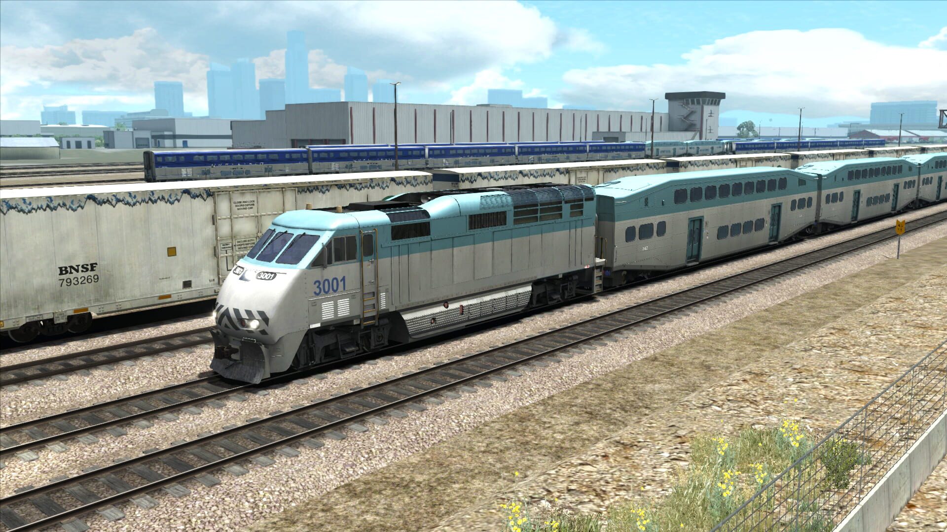 Train Simulator 2021: San Diego Commuter Rail F59PHI Loco