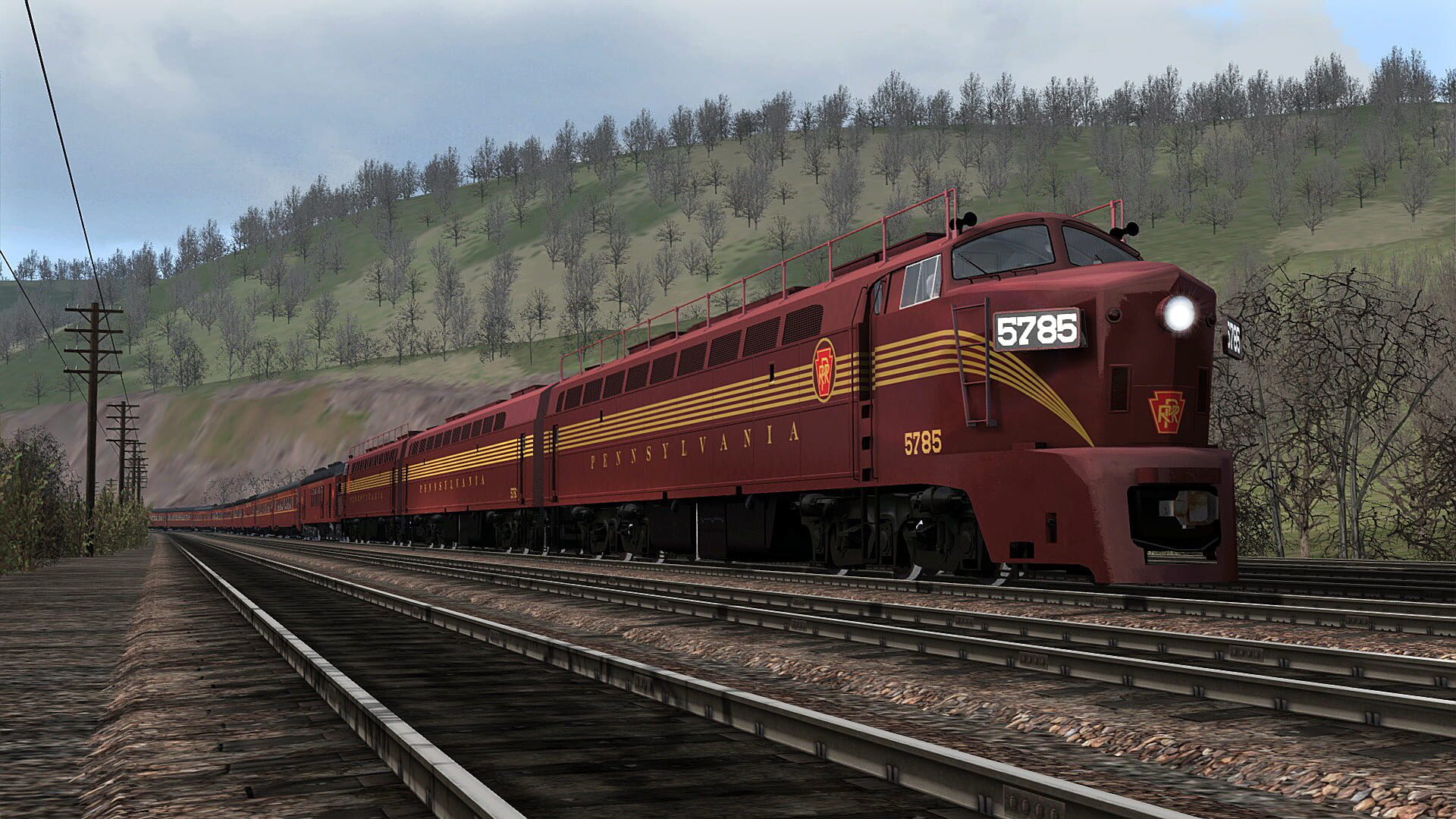 Train Simulator 2021: PRR DR6-4-2000 & Broadway Limited Loco