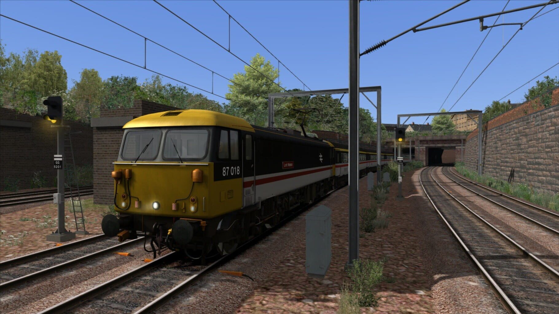 Captura de pantalla - Train Simulator 2021: BR Class 87 Loco