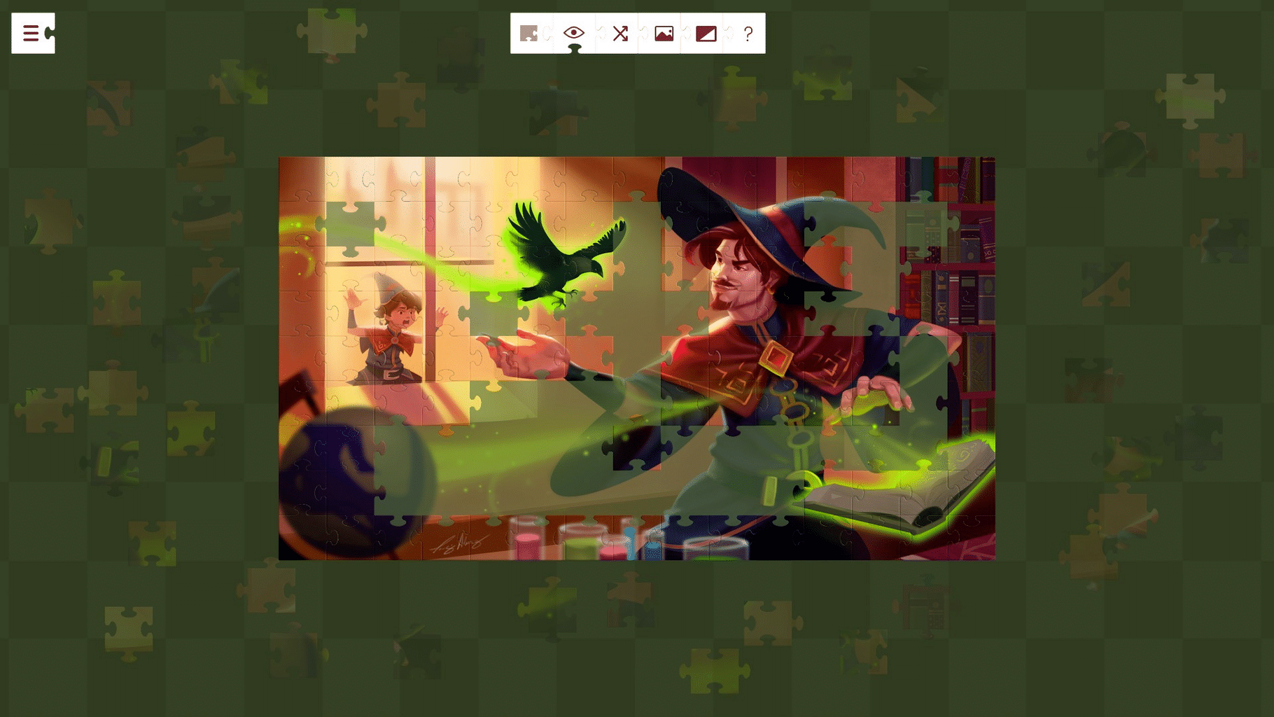 Magic Lessons in Wand Valley: A Jigsaw Puzzle Tale screenshot