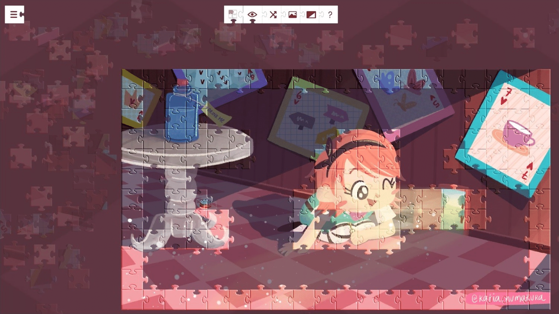 Alice in Wonderland: A Jigsaw Puzzle Tale screenshot