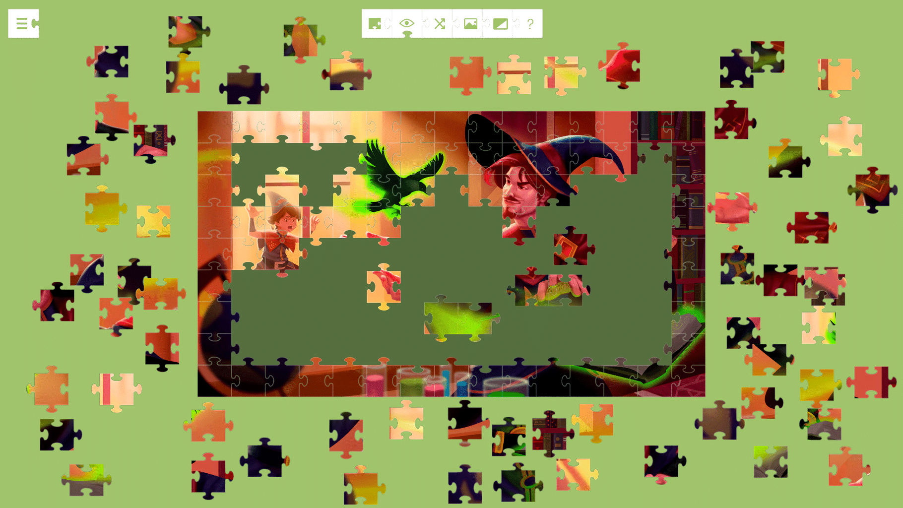 Magic Lessons in Wand Valley: A Jigsaw Puzzle Tale screenshot