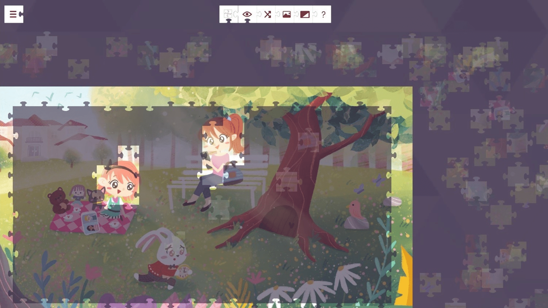 Alice in Wonderland: A Jigsaw Puzzle Tale screenshot