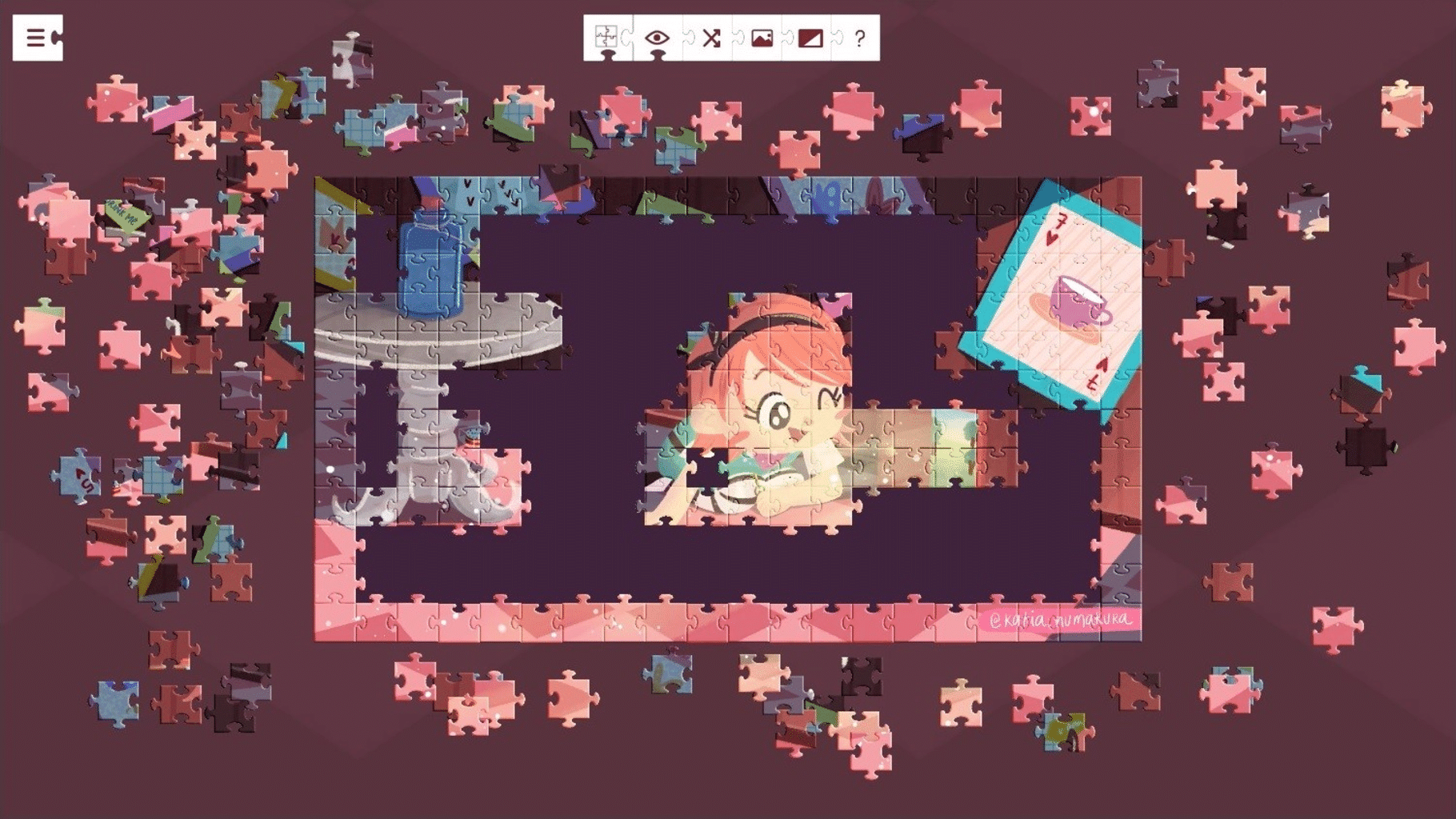 Alice in Wonderland: A Jigsaw Puzzle Tale screenshot