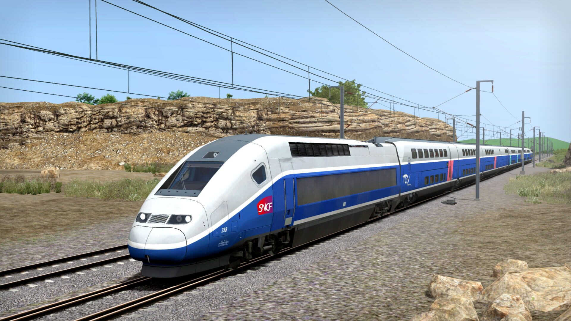 Train Simulator: LGV Rhône-Alpes & Méditerranée Route Extension Add-On