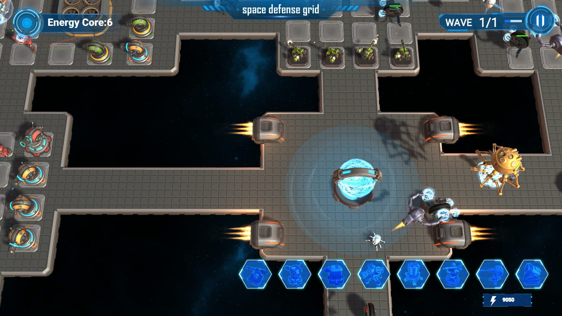 Space Defense Grid - Screenshot