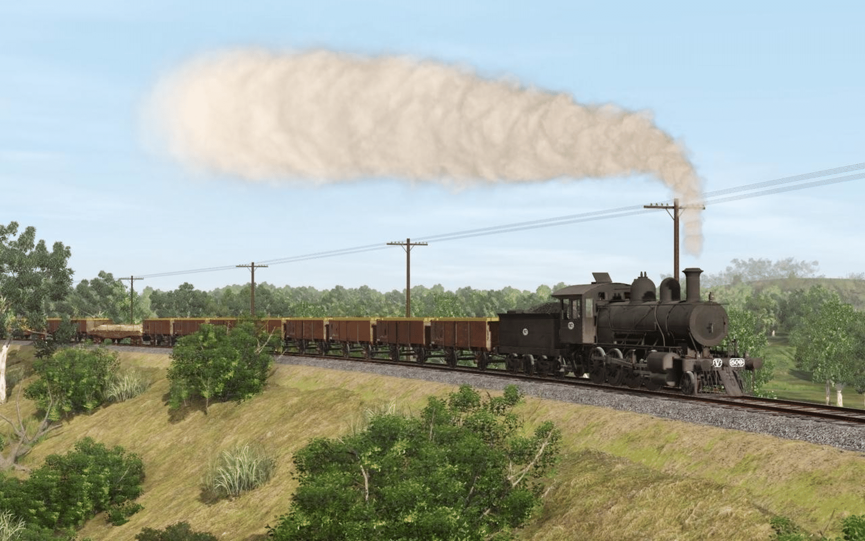 Trainz Railroad Simulator 2019: Victorian Railways V Class FL Black screenshot