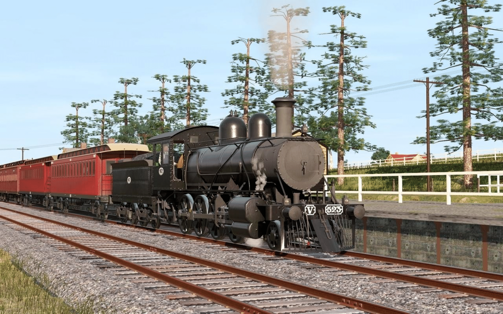 Trainz Railroad Simulator 2019: Victorian Railways V Class FL Black screenshot