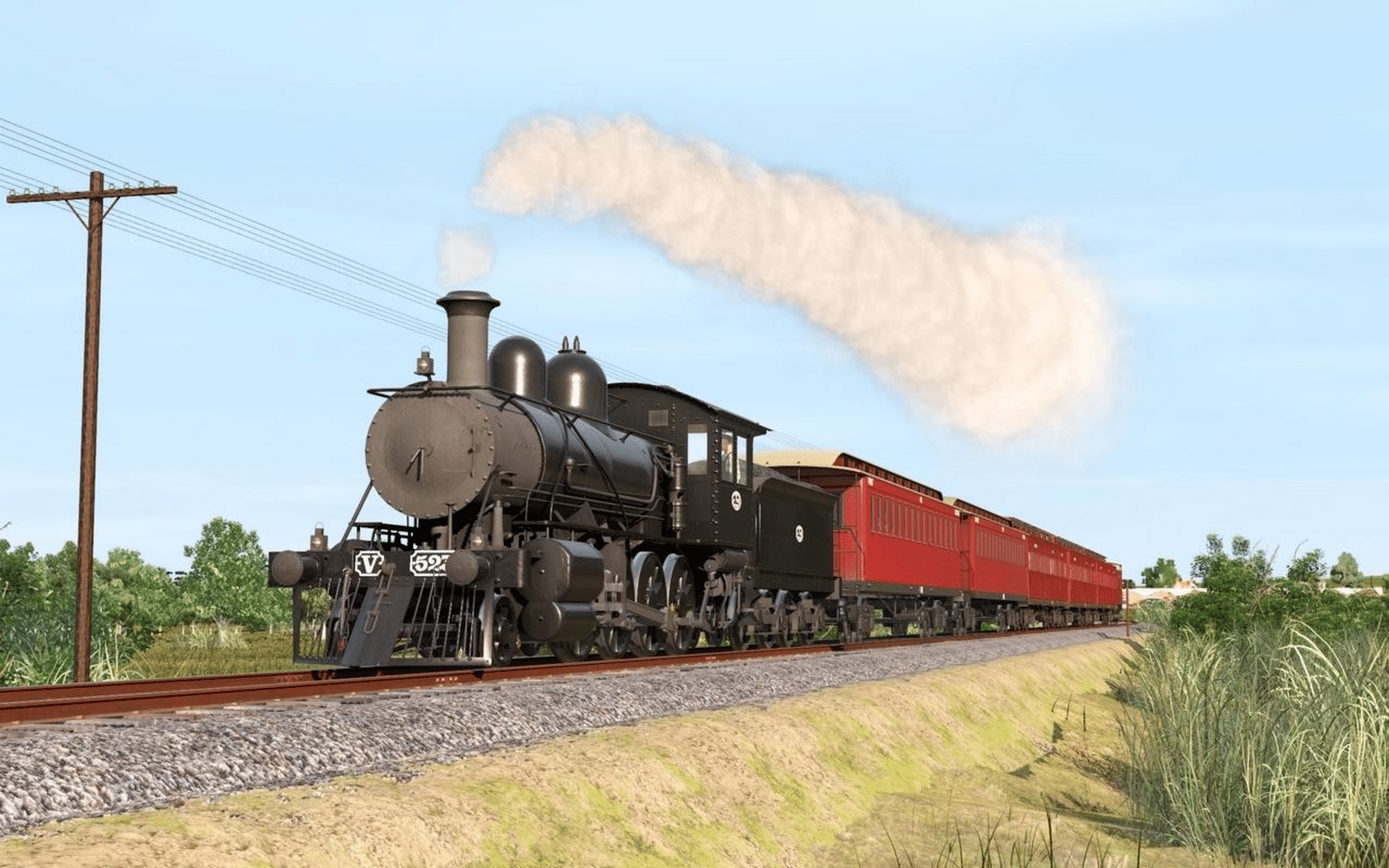 Trainz Railroad Simulator 2019: Victorian Railways V Class FL Black screenshot