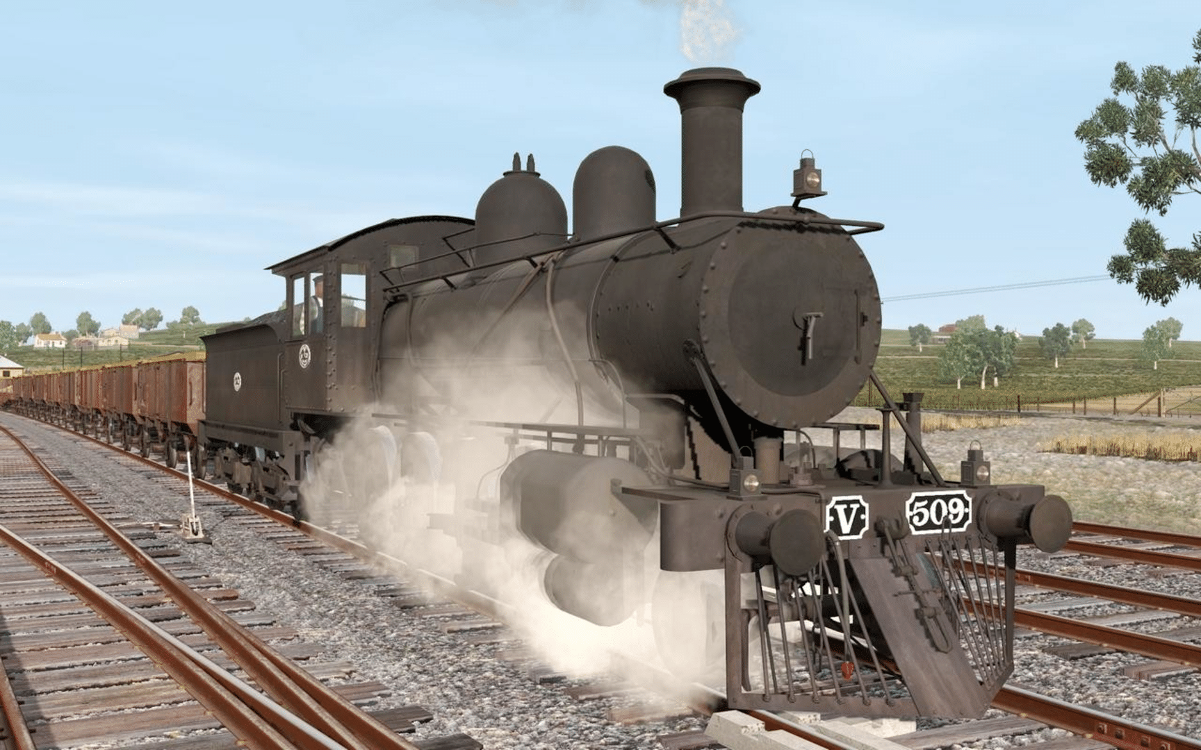 Trainz Railroad Simulator 2019: Victorian Railways V Class FL Black screenshot