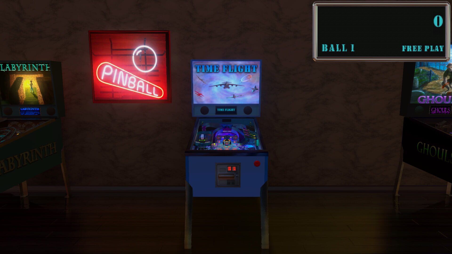Malzbie's Pinball Collection: Time Flight - Screenshot