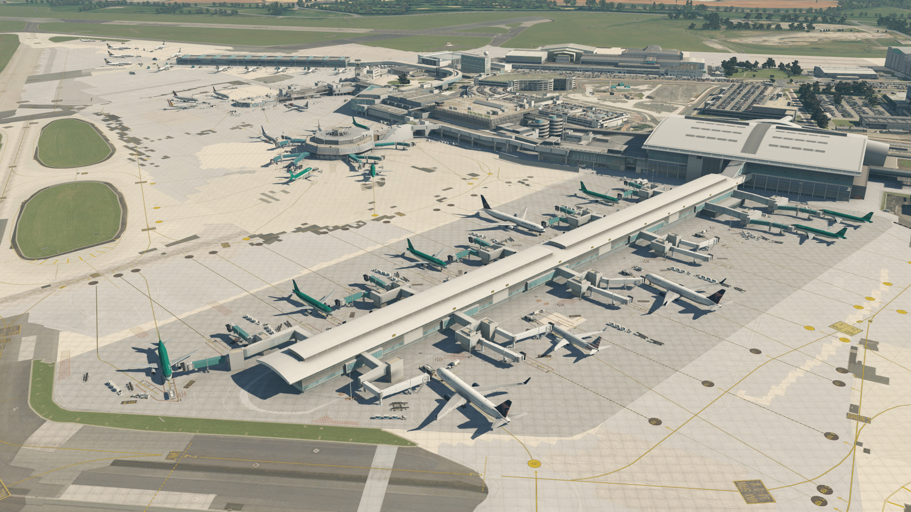 X-Plane 11: Aerosoft - Airport Dublin V2.0 screenshot