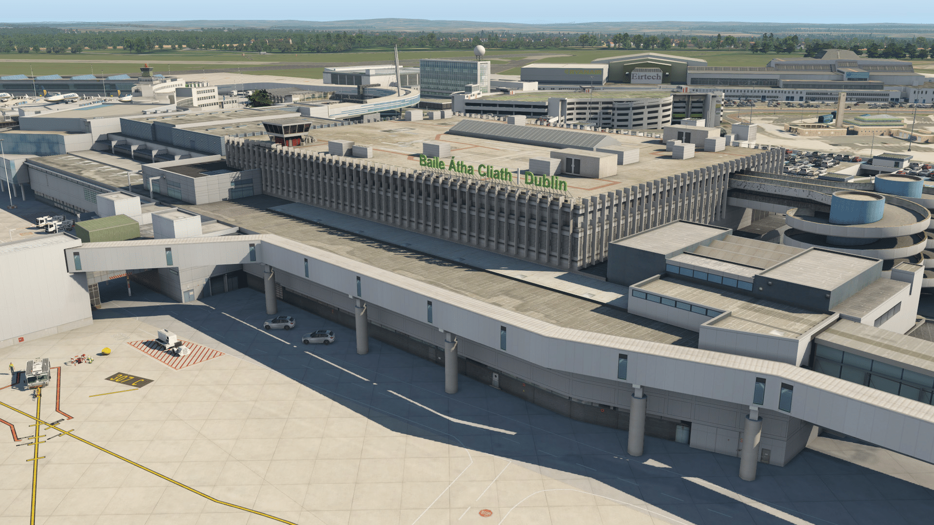 X-Plane 11: Aerosoft - Airport Dublin V2.0 screenshot