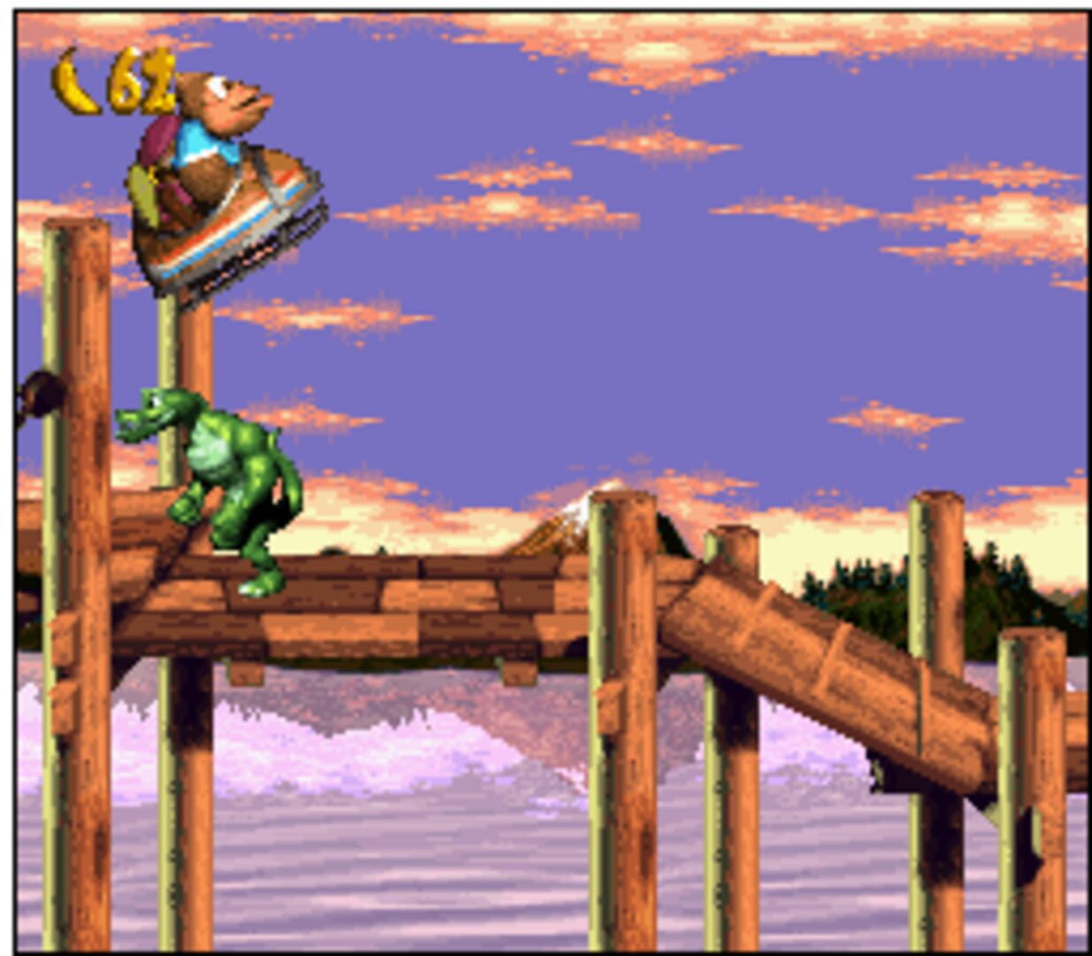 Captura de pantalla - Donkey Kong Country 3: Tag Team Trouble