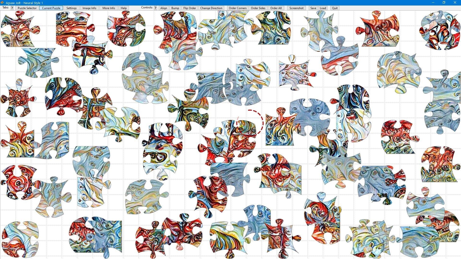 Jigsaw Jolt: Neural Style 1 - Screenshot