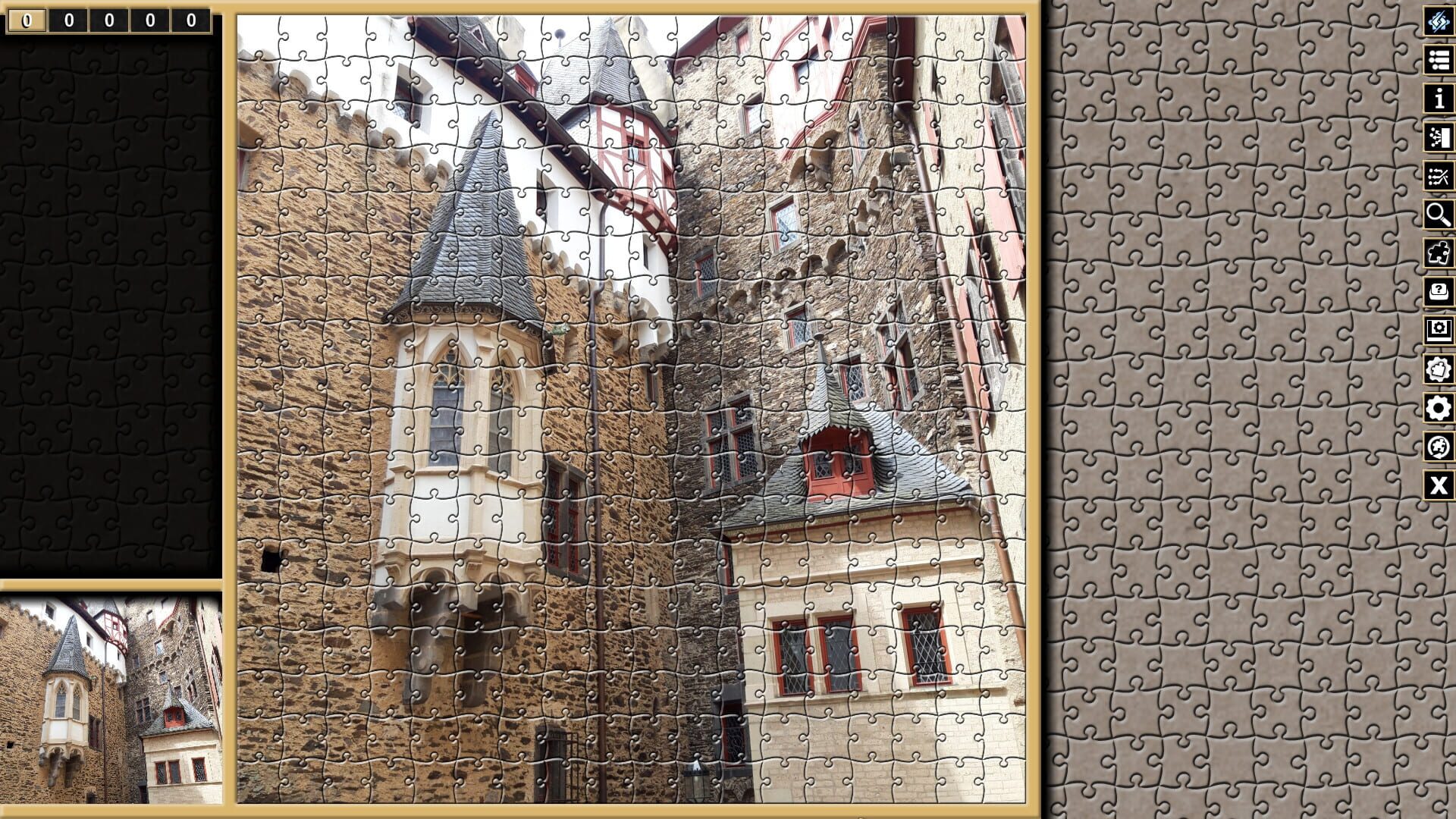 Pixel Puzzles Traditional Jigsaws: Pack - German Castles - Screenshot