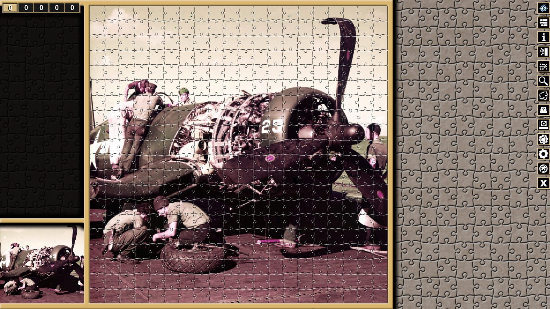 Pixel Puzzles Traditional Jigsaws: Pack - Pacific Theater - Screenshot
