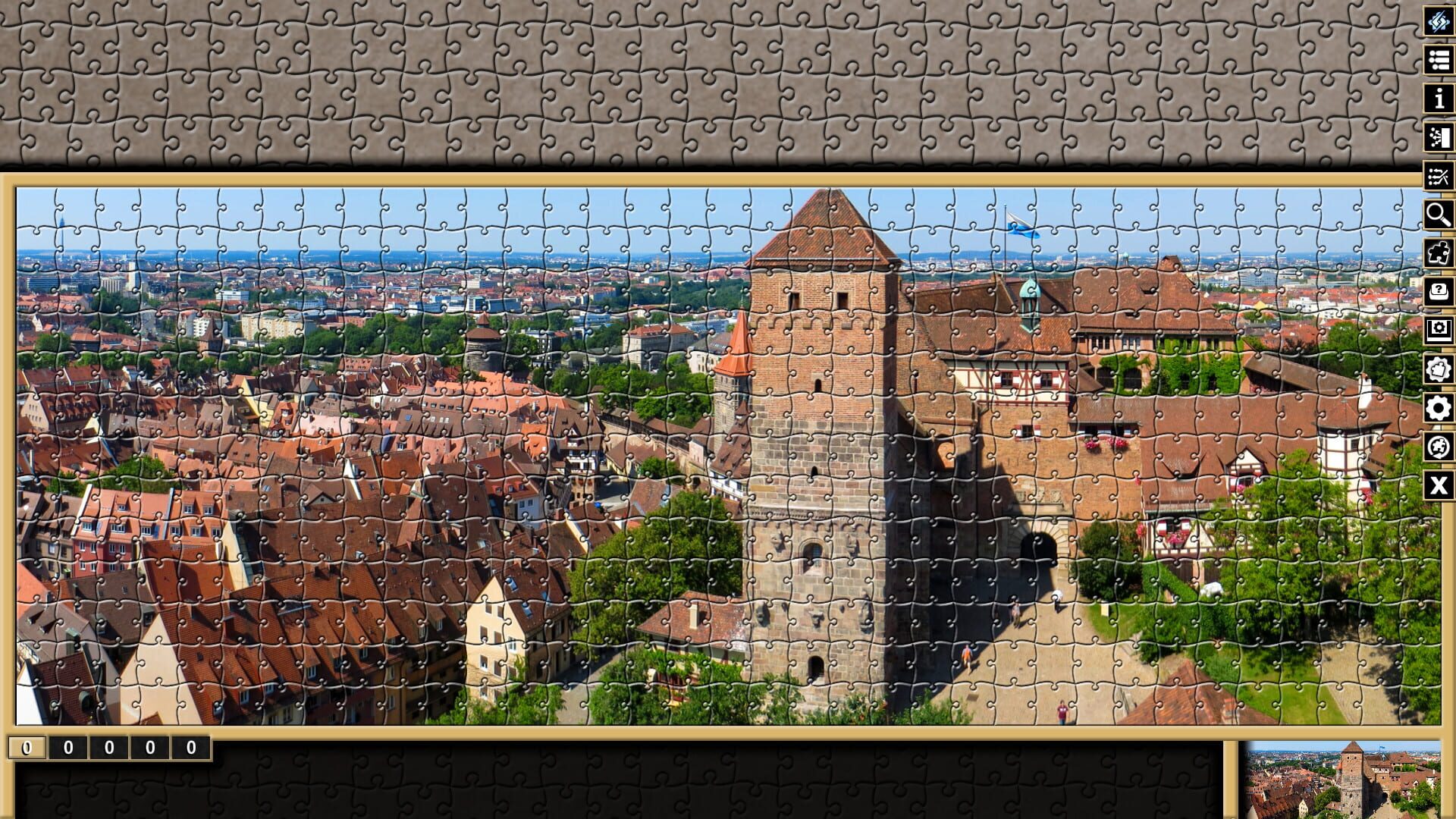 Pixel Puzzles Traditional Jigsaws: Pack - German Castles - Screenshot