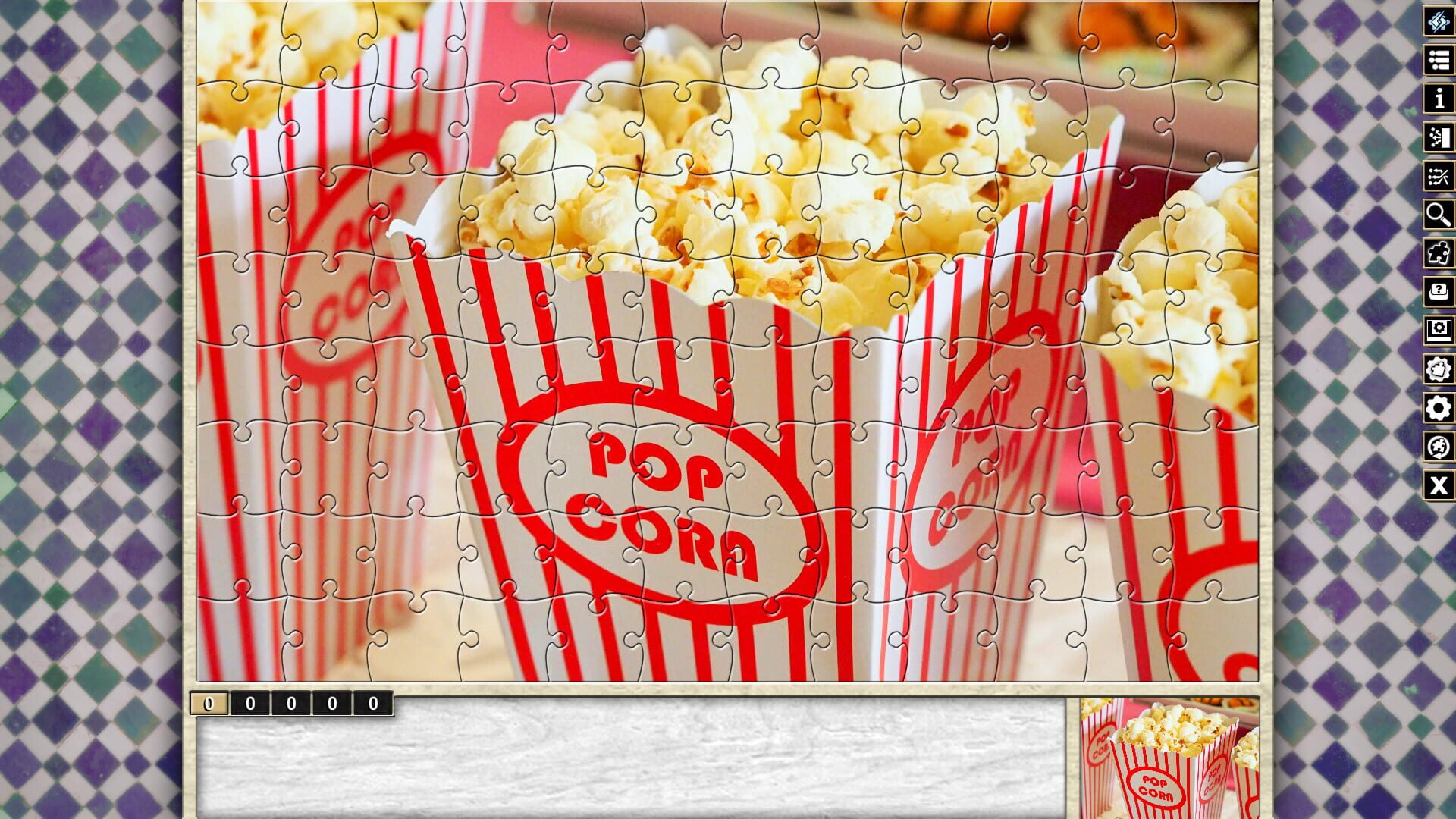 Pixel Puzzles Traditional Jigsaws: Pack - Fast Food - Screenshot