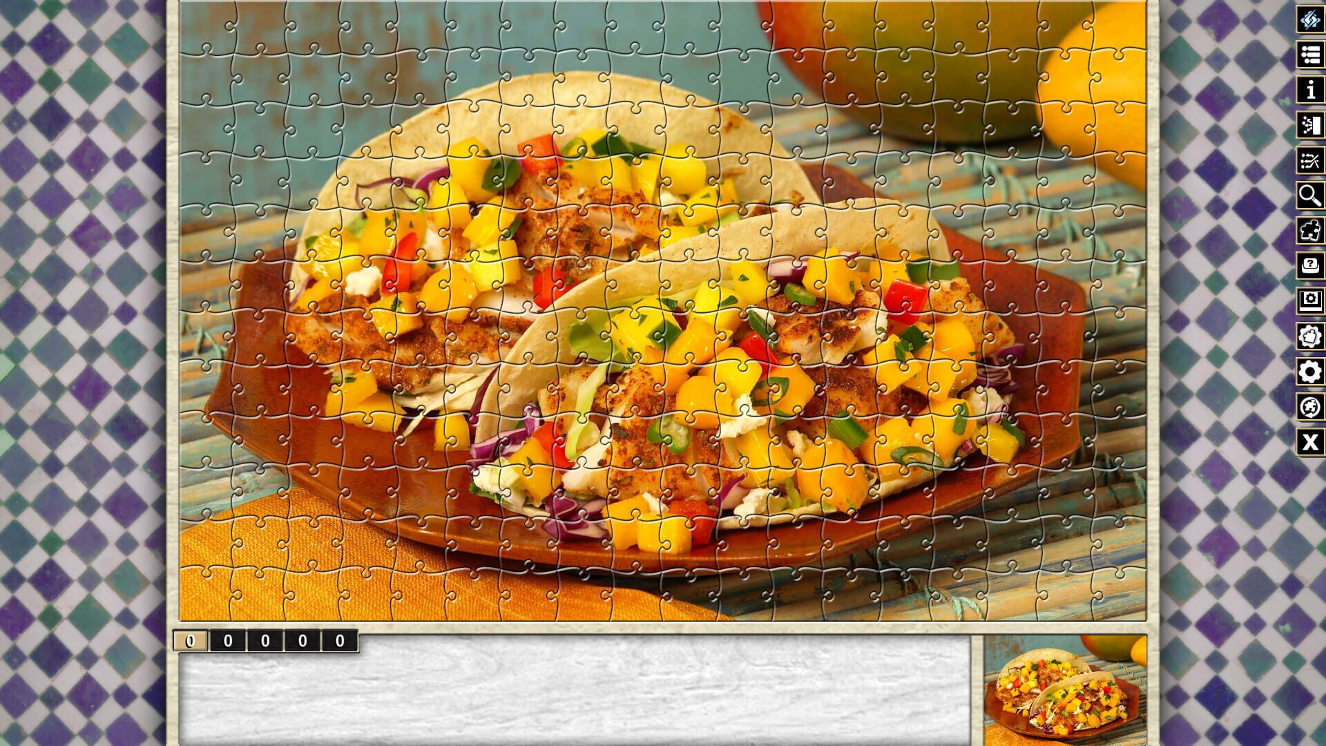 Pixel Puzzles Traditional Jigsaws: Pack - Fast Food - Screenshot
