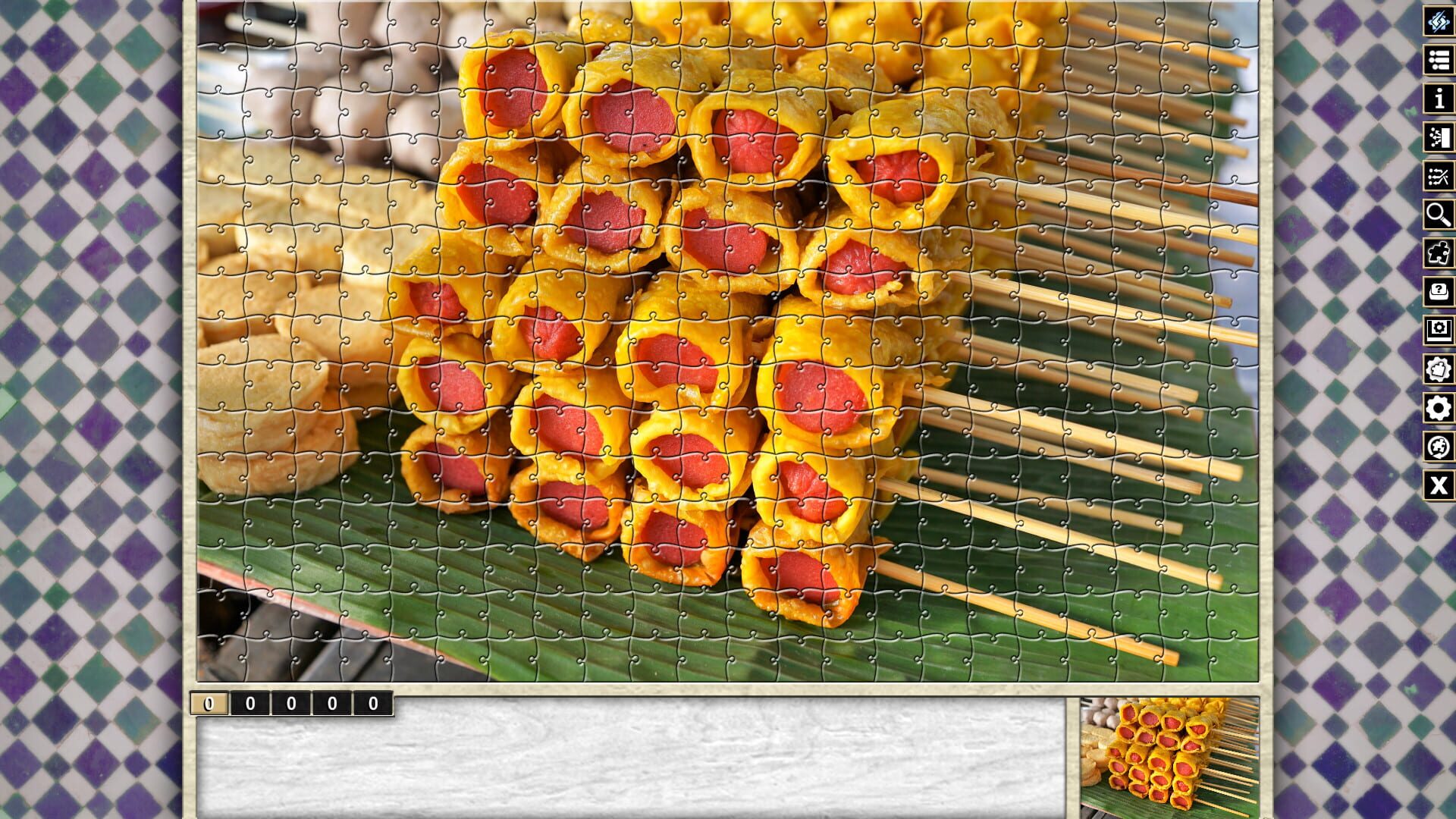 Pixel Puzzles Traditional Jigsaws: Pack - Fast Food - Screenshot