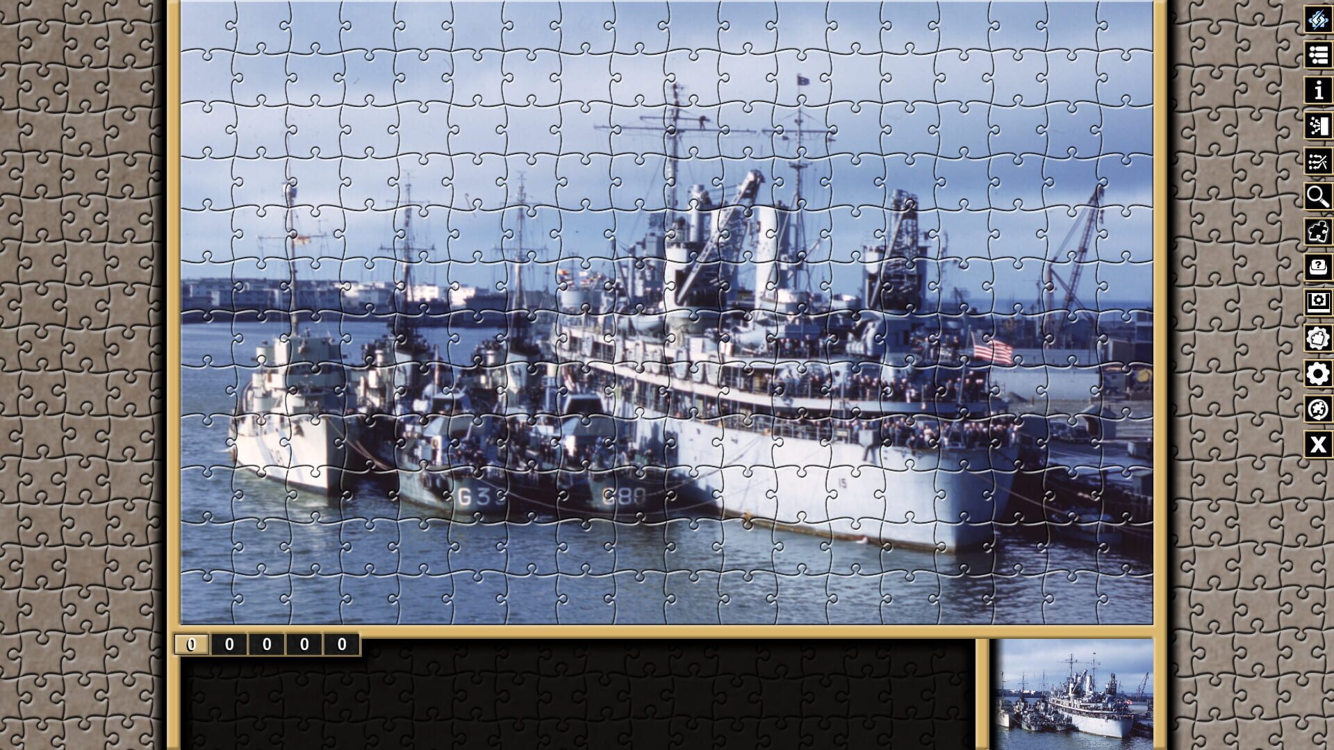 Pixel Puzzles Traditional Jigsaws: Pack - Pacific Theater - Screenshot