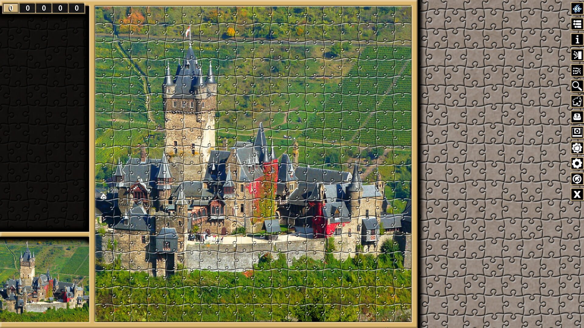 Pixel Puzzles Traditional Jigsaws: Pack - German Castles - Screenshot