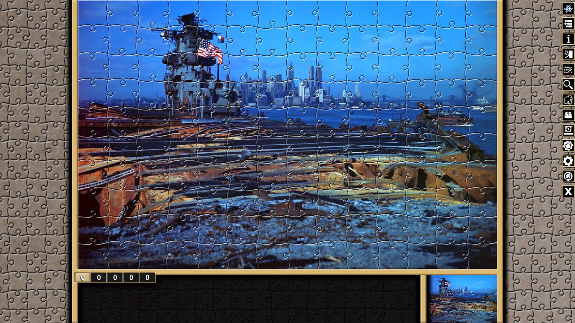 Pixel Puzzles Traditional Jigsaws: Pack - Pacific Theater - Screenshot