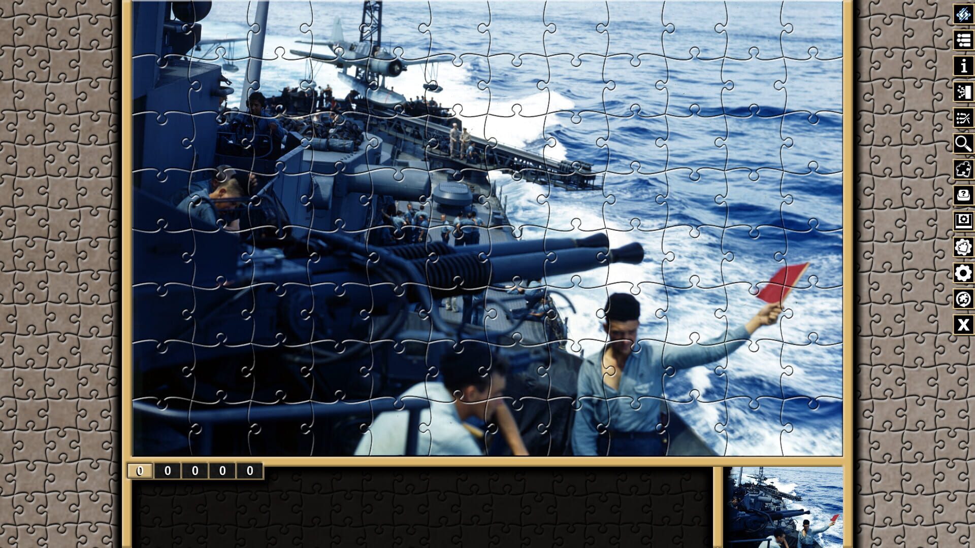 Pixel Puzzles Traditional Jigsaws: Pack - Pacific Theater - Screenshot