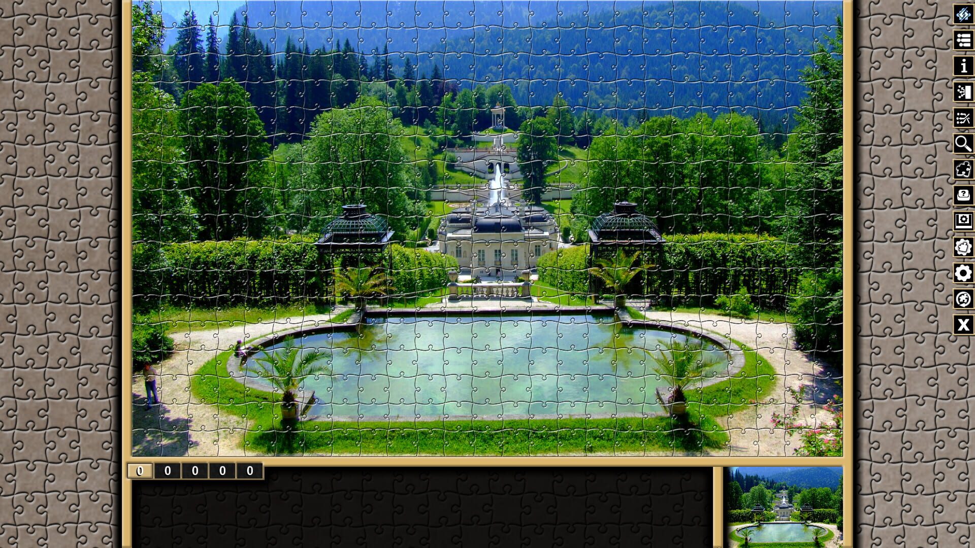 Pixel Puzzles Traditional Jigsaws: Pack - German Castles - Screenshot