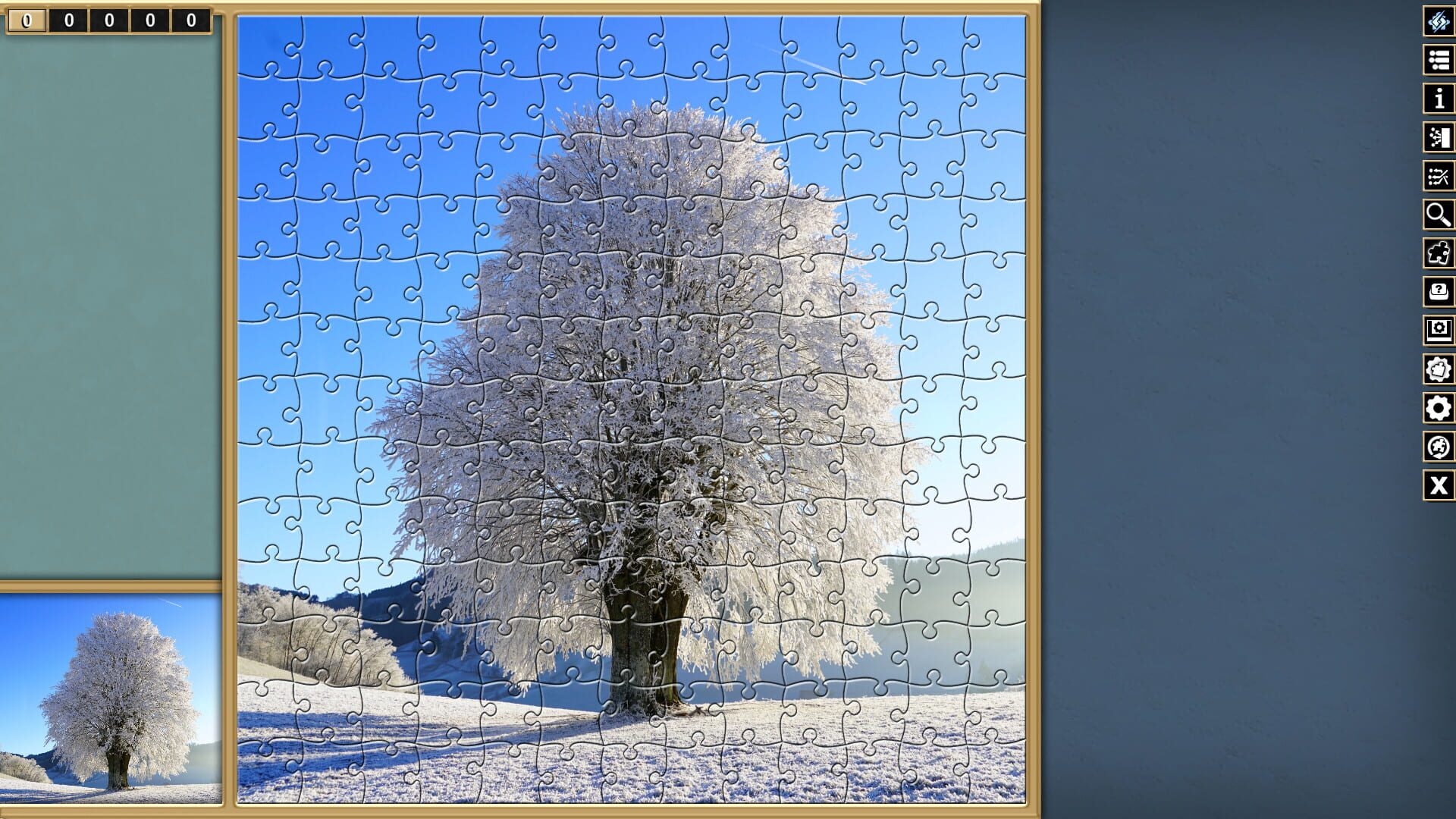 Pixel Puzzles Traditional Jigsaws: Pack - Winter - Screenshot