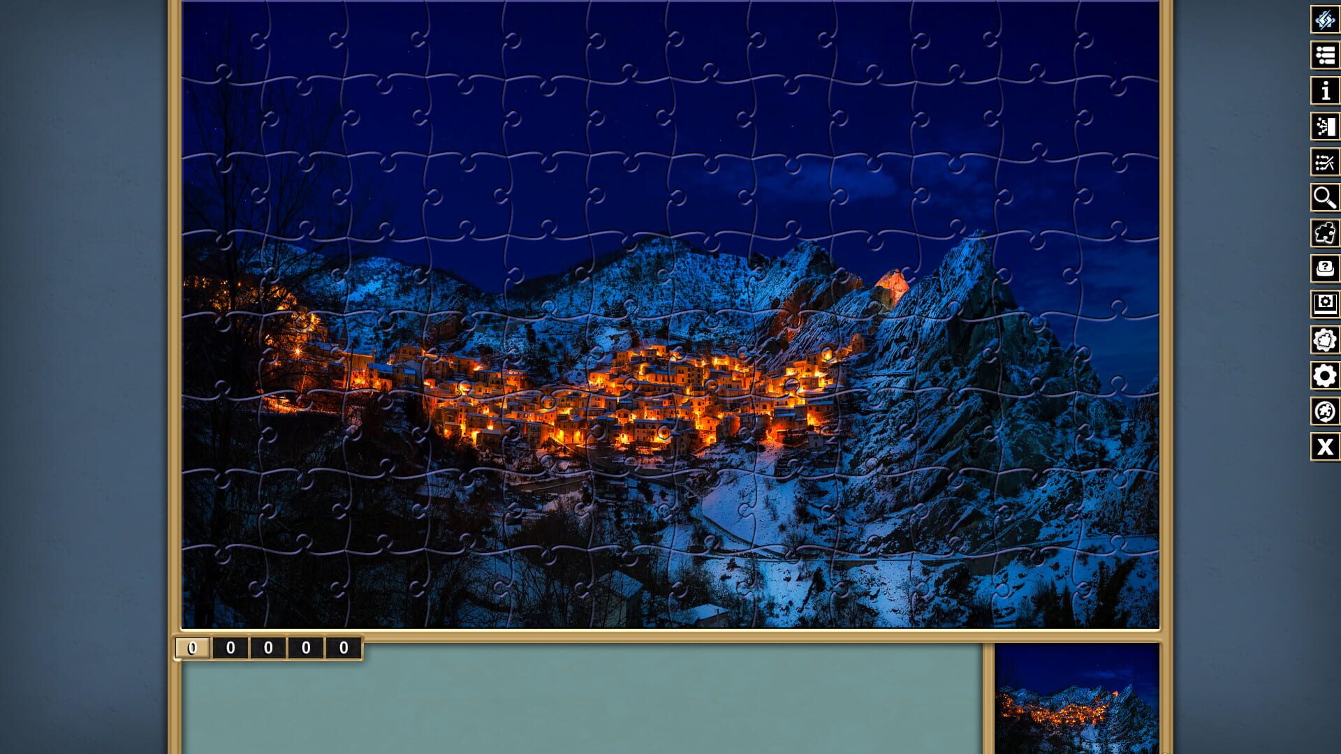 Pixel Puzzles Traditional Jigsaws: Pack - Winter - Screenshot