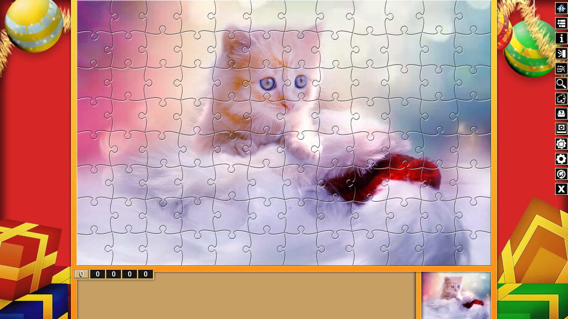 Pixel Puzzles Traditional Jigsaws: Pack - Christmas - Screenshot