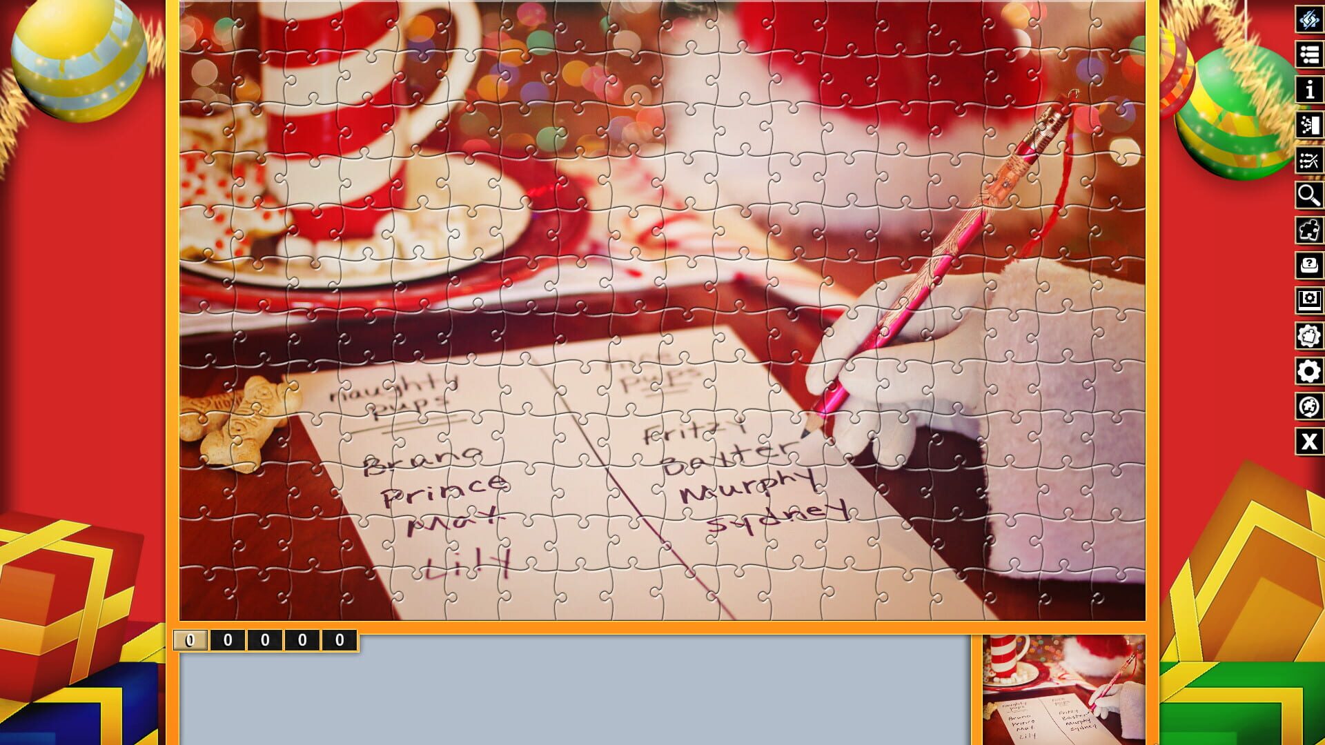 Pixel Puzzles Traditional Jigsaws: Pack - Christmas - Screenshot