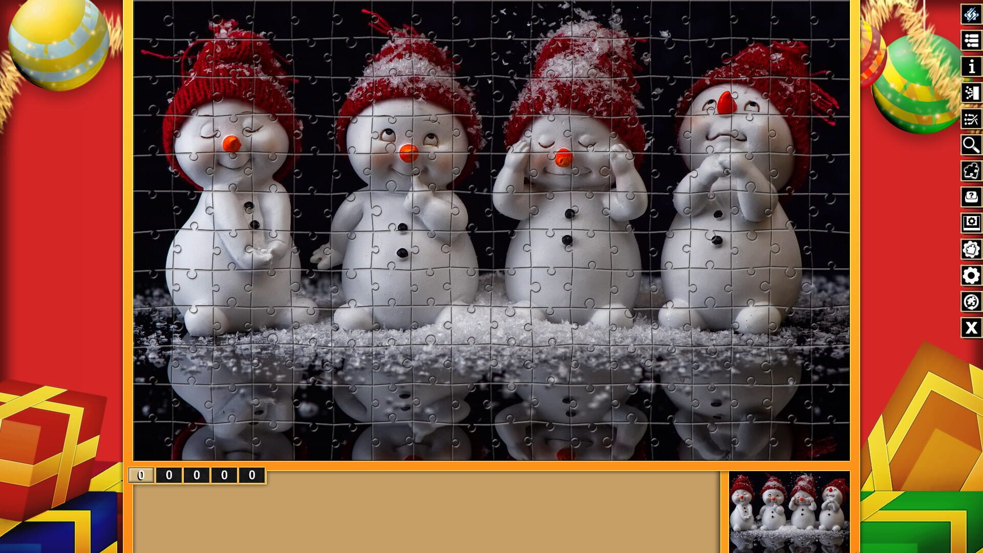 Pixel Puzzles Traditional Jigsaws: Pack - Christmas - Screenshot