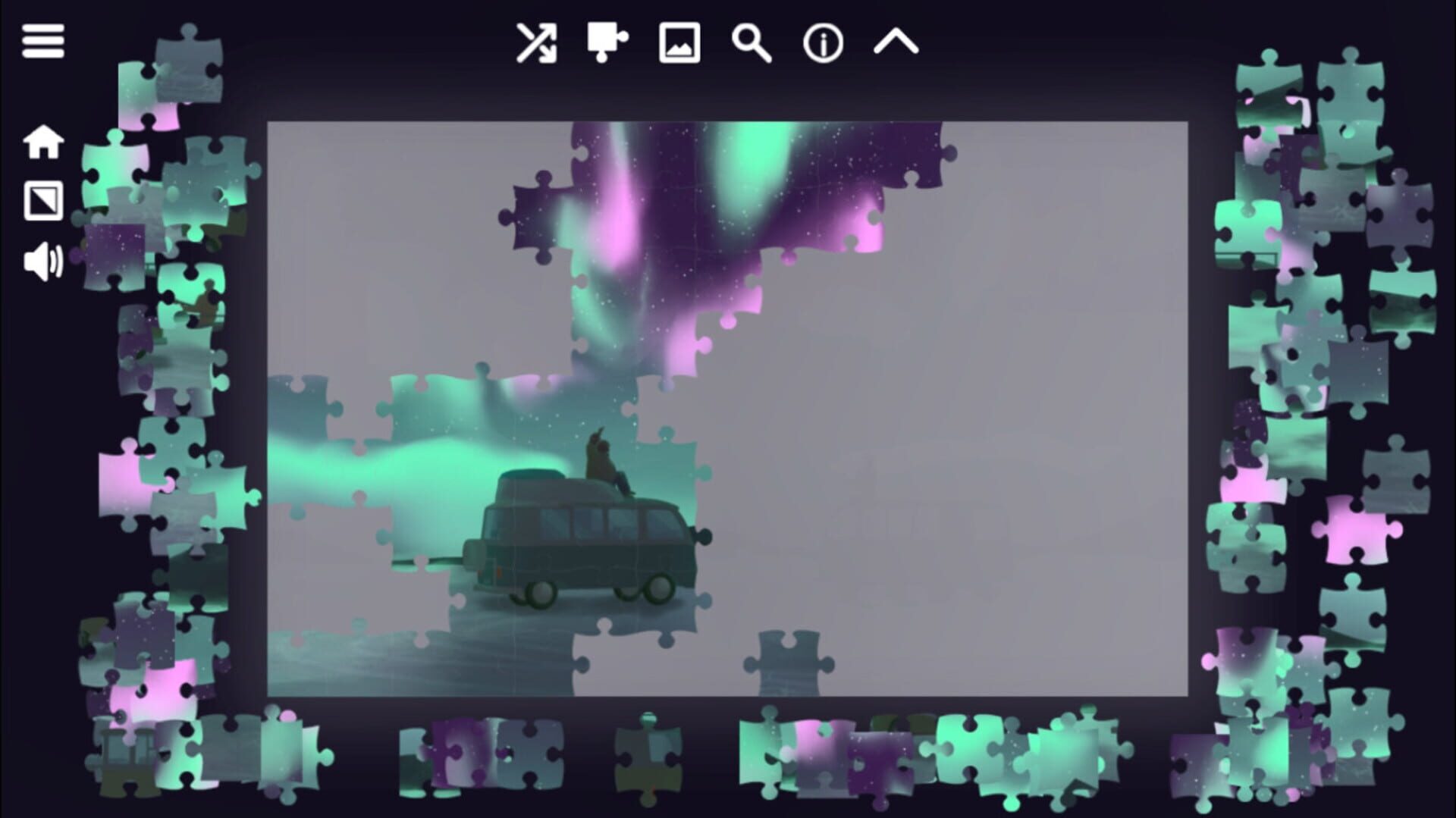 Kombi Travels: Jigsaw Landscapes - Screenshot