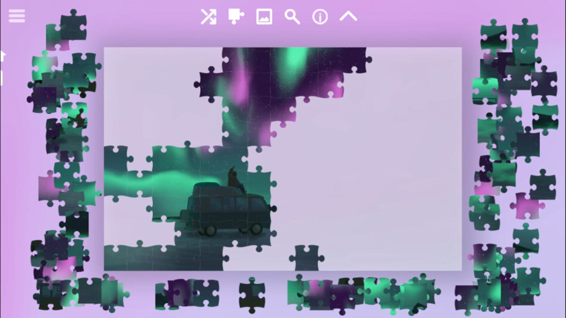 Kombi Travels: Jigsaw Landscapes - Screenshot