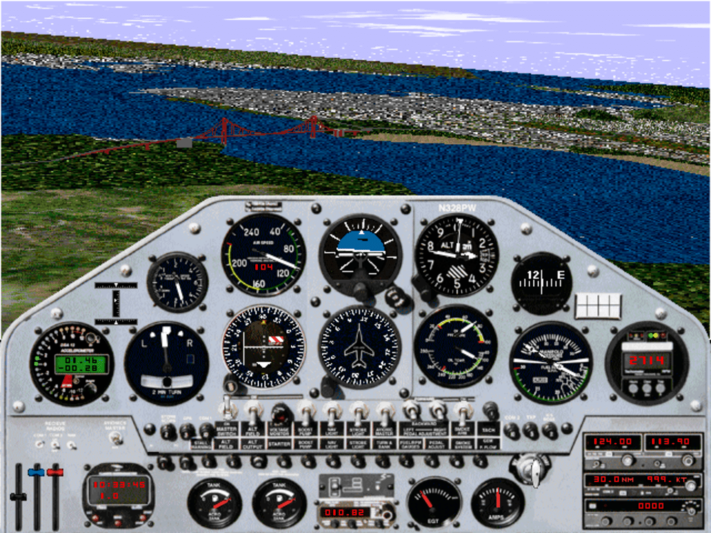 Microsoft Flight Simulator for Windows 95 screenshot