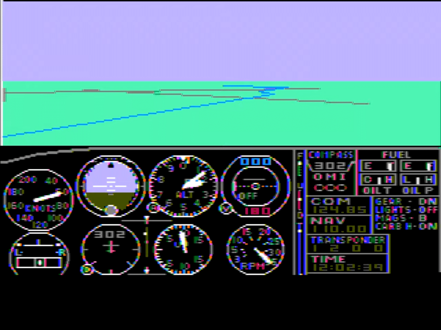 Microsoft Flight Simulator 1.0 screenshot