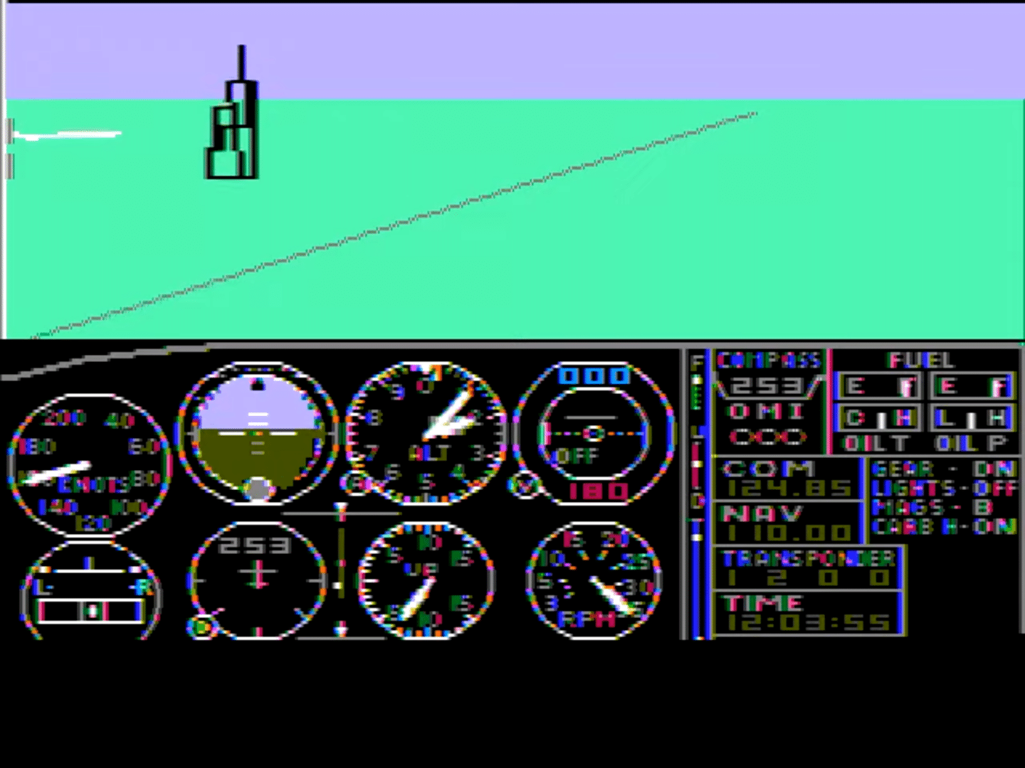 Microsoft Flight Simulator 1.0 screenshot