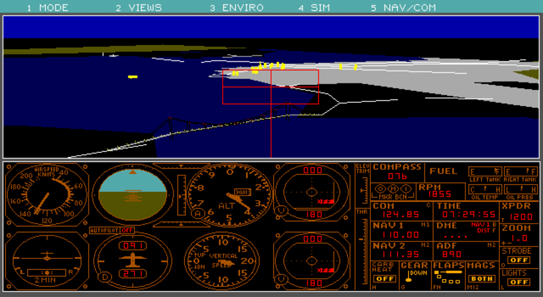 Microsoft Flight Simulator 3.0 screenshot