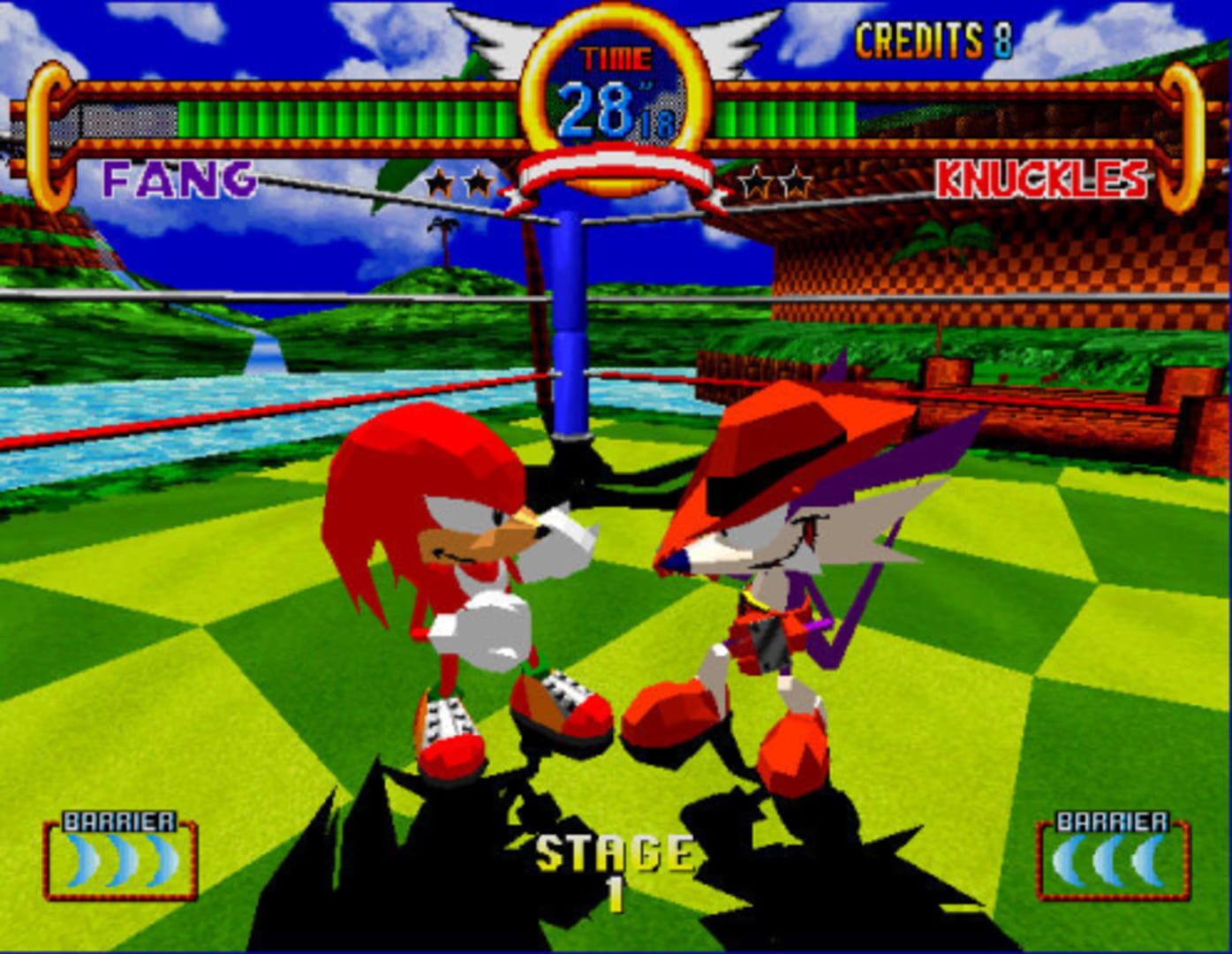 Captura de pantalla - Sonic the Fighters