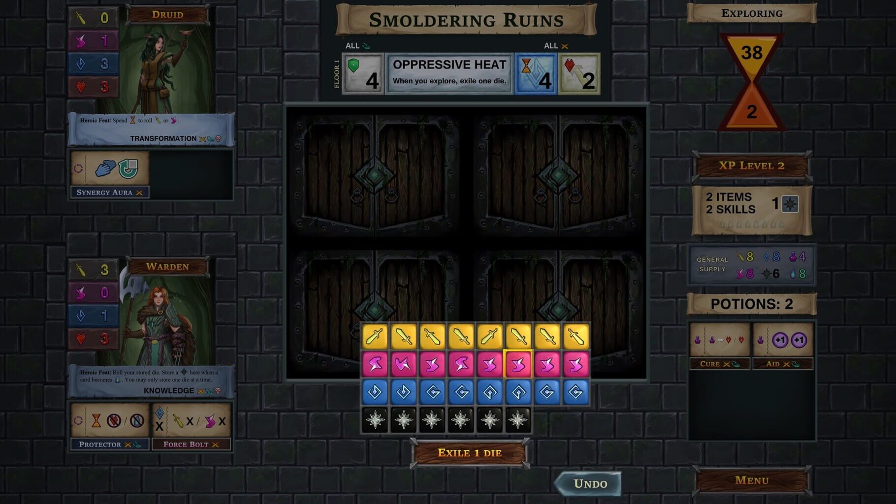 One Deck Dungeon: Forest of Shadows screenshot