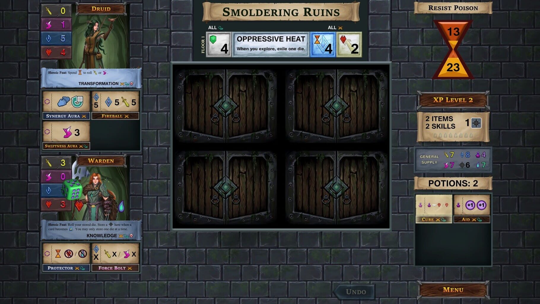 One Deck Dungeon: Forest of Shadows screenshot