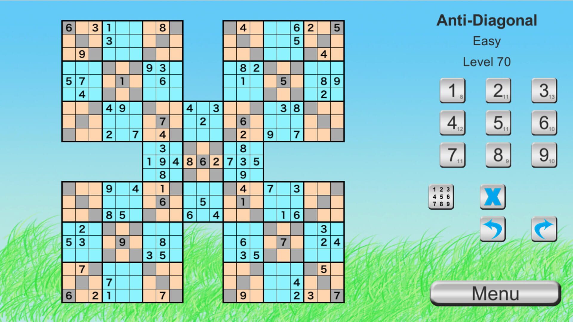 Ultimate Sudoku Collection: Samurai Anti Diagonal Pack