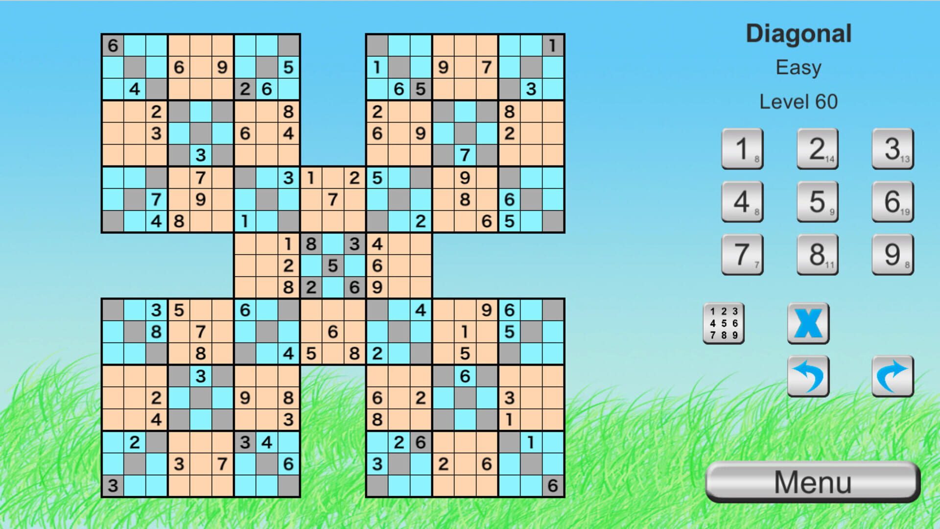 Ultimate Sudoku Collection: Samurai Diagonal Pack