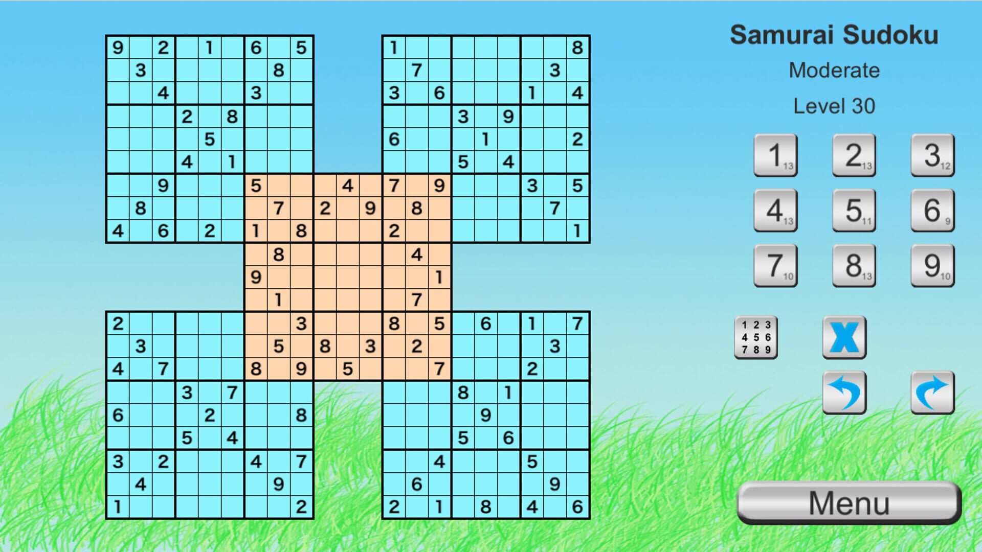 Ultimate Sudoku Collection: Samurai Median Pack