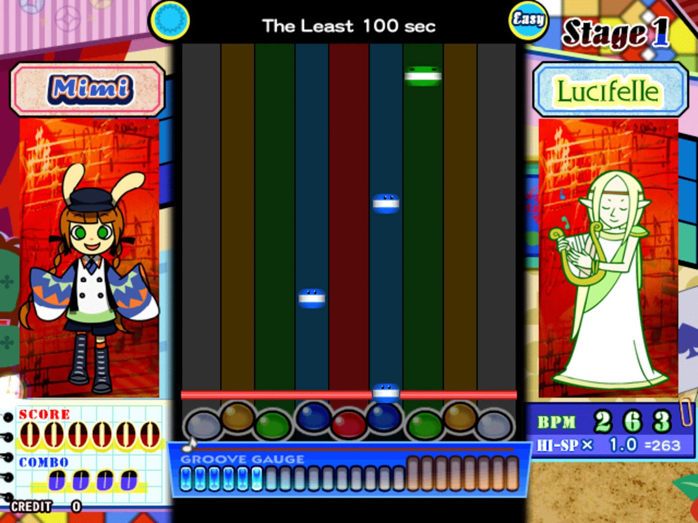 Pop'n Music Kaimei Riddles screenshot